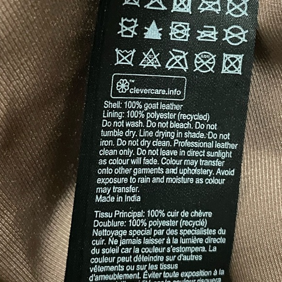 AllSaints Blush Pink 100% Goat Leather Suede Dalby
Biker Jacket Sz 8 (M) - Picture 15 of 16